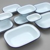 Falcon 18cm Oblong Pie Dish White - 44018
