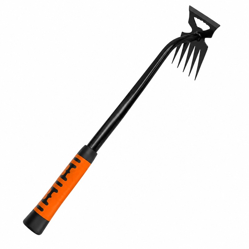 Long-Handled Manual Weeding Tool for Garden Care – Carbon Steel
