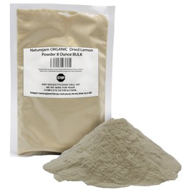 Naturejam Organic Dried Lemon Powder 8 Ounce Bulk-Premium Culinary Grade for Juices, Smoothies & Dessert Making