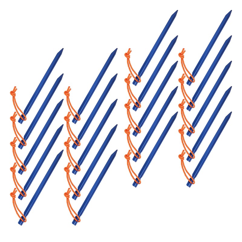 20pcs Tent Stakes V Shape Heavy Duty Tent Peg with