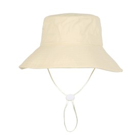 Zylioo Summer Travel Bucket Cap Hat,Packable Fisherman Cap for Fishing,Lightweight Outdoor Sun Hat Beige