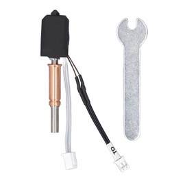 Ceramic Hotend Kit, 0.4mm Hardened Steel Nozzle Bimetallic Heatbreak Ceramic Heating Block Kit Extruder Hot End Replacement Block Heater for Kobra 3 Printer 3D Printer