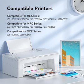 colorfly DR223CL Drum Unit Compatible Replacement for Brother DR223CL DR-223CL DR223 DR-223 DR223CL Drum use with MFC-L3770CDW MFC-L3750CDW HL-L3290CDW HL-L3210CW HL-L3230CDW (Black Cyan Magenta Yellow 4 PK)