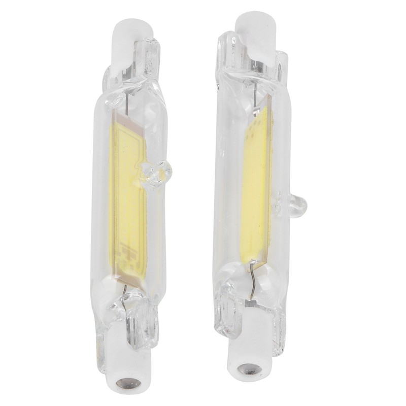 2Pcs R7S COB Bulb 5W 78mm Highlight Double Ended Flood