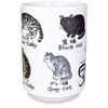 Mino Ware Traditional Japanese Yunomi Tea Cups, Japanese Cat Design