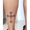 2 Blätter Religiöses Tattoo Temporäres Tattoo Kreuz Tattoo Jesus Tattoo
