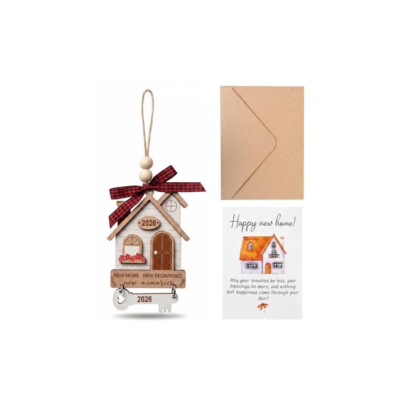 Merzio New Home Ornament Gifts 2026, Housewarming Gifts for New