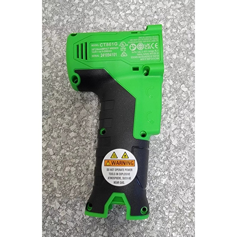 SNAP-ON TOOLS CT861 BRUSHLESS 14.4V 3/8 IMPACT REPLACEMENT BODY GREEN