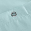 Simple&Opulence Solid Fabric Shower Curtain Liner with Hooks for Bathroom,