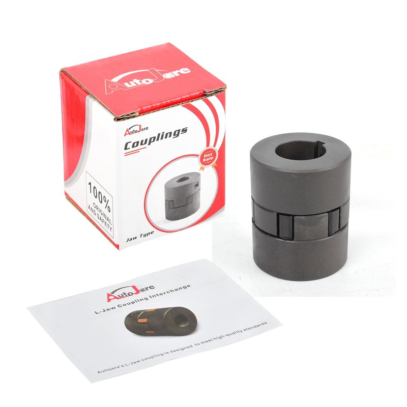 1/2" to 7/8" L075 Flexible 3-Piece L-Jaw Coupling Set &