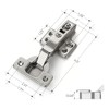 10 Piezas Bisagras para Puertas de Madera, Bisagras para Puertas