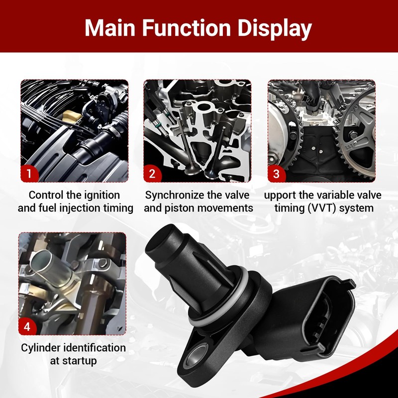 Camshaft Position Sensor for Hyundai Genesis Santa Fe Kia Sorento