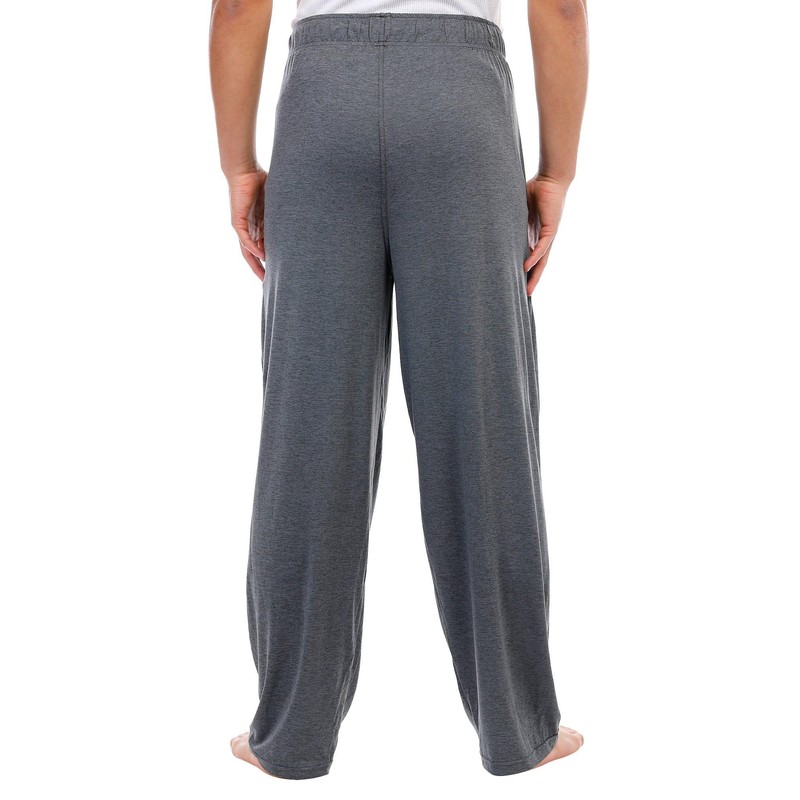 Van Heusen Men's Knit Sleep Pant, Medium Grey, Large