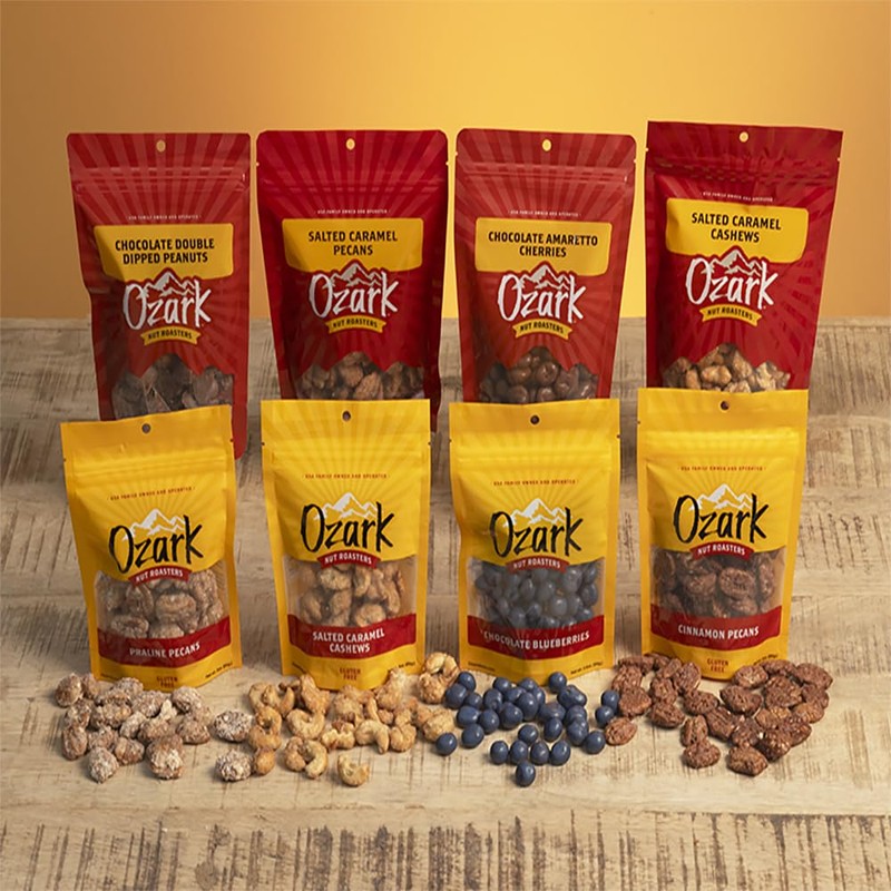 OZARK NUT ROASTERS: Cinnamon-Coated Pecans, Cinnamon Spice Flavored Snacks, World-Class