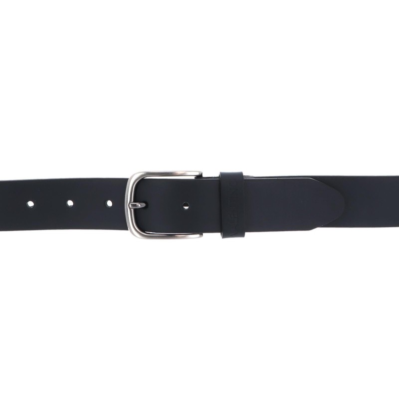 VALENTINO Bairone Leather Belt W95 Blue, blue