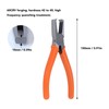 Engineer Tip Cutter with 90 Degree Blade Bent Nose Pliers