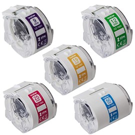 Set of 5 full color roll cassettes for VC-500W CZ_set
