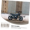 NOLITOY 6pcs Exhaust System Springs Fully Rotatable Rustproof Tension Springs