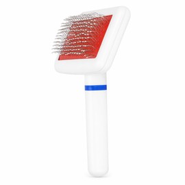 Chiwe Cleaning Slicker Brush, Pet Grooming Tool, Comfortable Design, Smooth Plastic+Stainless Steel, Suitable for Small & Medium Pets, Tidying & Fluffing, Promotes Skin Health