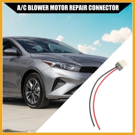 Partuto Blower Motor Connector Plug Wire Harness 8" Pigtail Kit with Heat Shrinks Connectors for Kia Forte 2013-2018/8 Inches A/C Blower Motor Pigtail Wiring Kit / 1Set Replacement