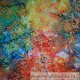 Unbranded BonEFul FQ Cotton Quilt Rainbow Color Tonal Sun Flower Dot Texture Blender SALE