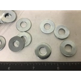 McMaster-Carr Qty (100) 1/4" USS Standard Zinc Plated Flat Washers, .312" ID, .750" OD
