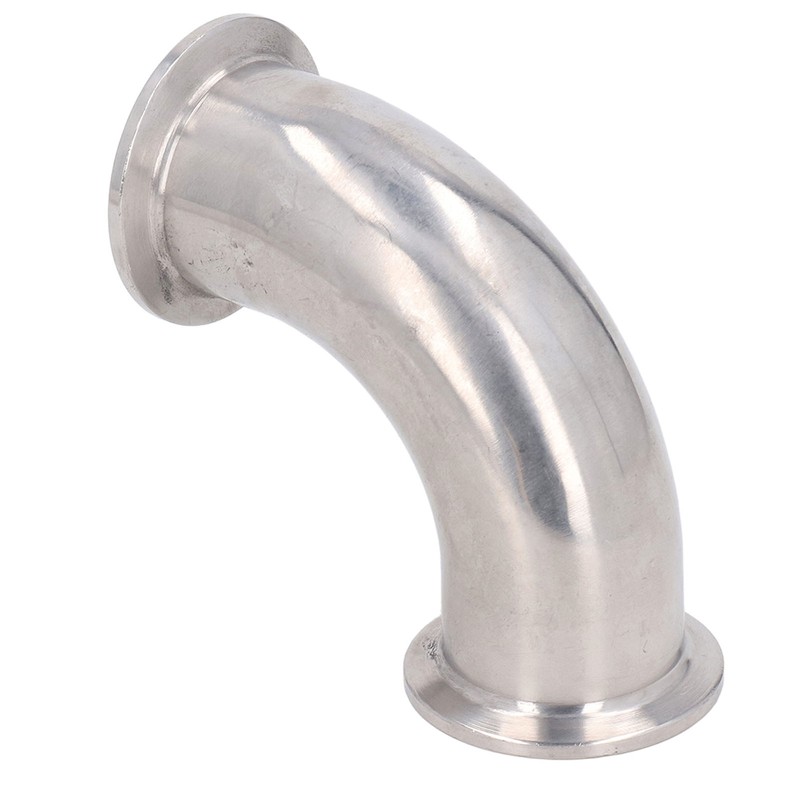 Sanitary Elbow Fitting 90° Stainless Steel Good Sealing Rustproof Pipe