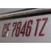 3D Lettering Boat Registration Stickers - Domed Carbon Fiber Numbers