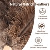 MehelloFeather Ostrich Feather Duster 27-94Inch Retractable Fluffy Natural Detachable Ostrich