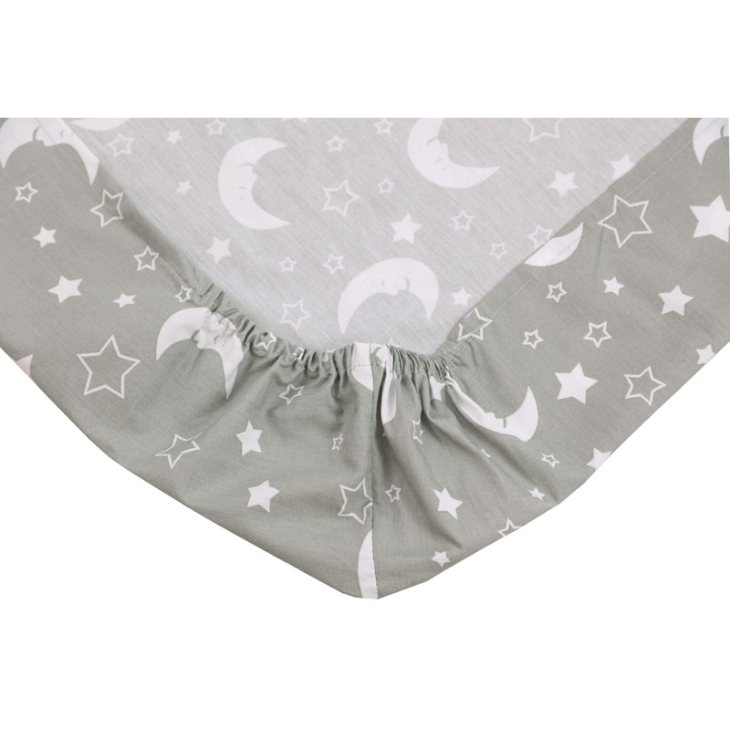- 2 x Cot Fitted Bed Sheets - Egyptian Cotton