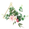 Artificial Flower Wreath Bridesmaid HandHeld Garland Wall Interior Ceiling Decoration(SPH-5636