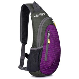G4Free Sling Bags Men's Shoulder Backpack Small Cross Body Chest Sling Backpack, purple