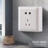 JDIEOQA 20mm Single Socket Spacer, Square Spacer Socket Surround Cover