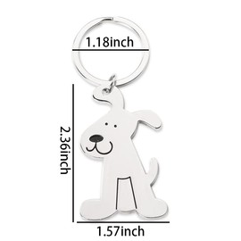 Dog Keychain Gift for Dog Lover Dog Walker Veterinarian Gift for Women Men Rescue Pup Keychain Dog Lover Thank You Gifts Women Men Birthday Christmas Gift Dog Owner Veterinarian