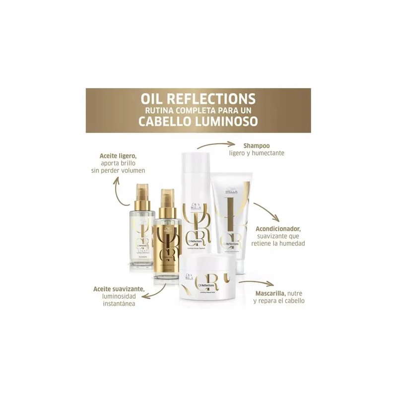 Wella Oil Reflections 100ml Aceite Realzador Del Brillo