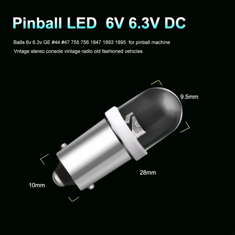 Keiurot GE44 47 756 755 Bulb for Pinball Machine light