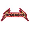 Tenacious D Patch (4.5") Red Embroidered Iron on Rock Band