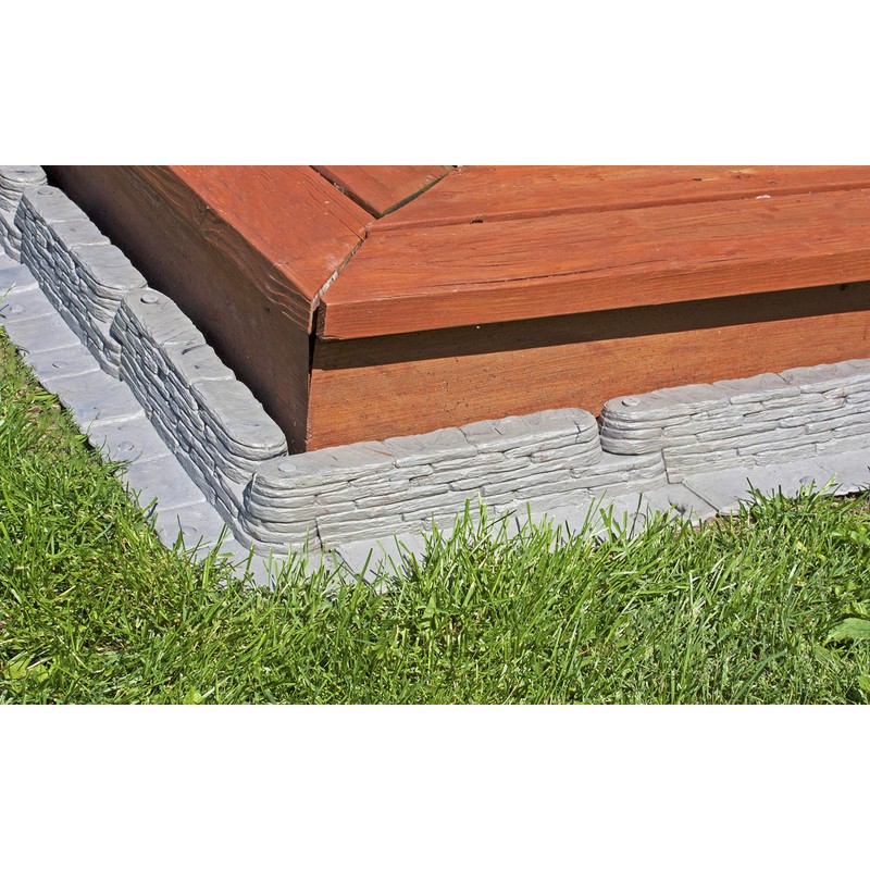 Emsco Group 2032HD Bedrocks Trim-Free Gray, 20 Feet – Natural