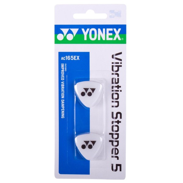 Yonex Tennis Vibration Stopper 5 Improved Vibration Dampening, White