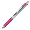 Pentel - Lápiz mecánico Energize, 0,5 mm, plata y rosa