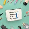 Tennis Lover Gifts Tennis Makeup Bag for Women Her Inspirational
