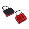 Eacalyc 1 * LED Rear Fog Light Red Trailer Fog