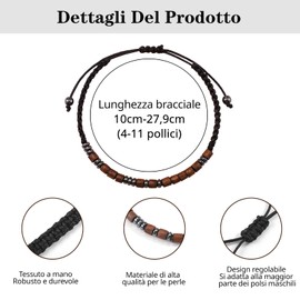 VU100 Bracelet for Dad, Gift for Dad, 7, No gemstone