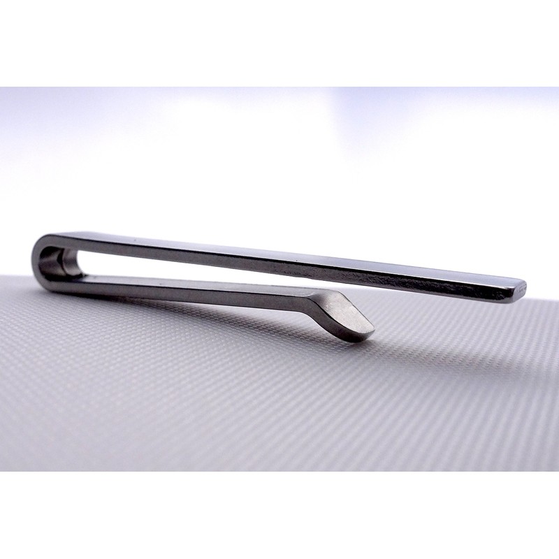 Ivy Design Tie Clip/Bar, Stainless Steel Silver Tone