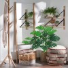 dgb18 Planta Monstera Tropical Artificial Para Decoración 75cm