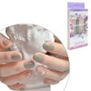 Nail Tips, 24 Pieces, Green Nail Tip, Short Popular, Nail