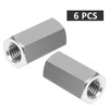Seimneire 6 Pcs M8 x 1.25 Pitch 25mm Length Hex