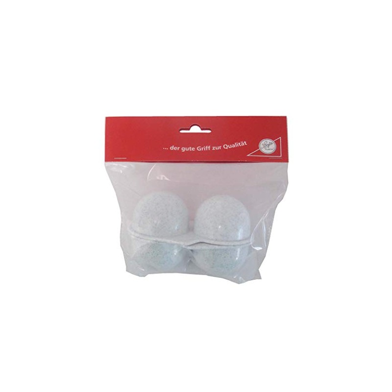 Sonja-Plastic Egg Carrier 2 Compartments Granite White Made in Germany