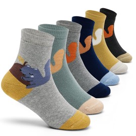 Moon Tree Children's Socks Boys Warm Winter Socks Children Thick Cotton Socks, Squirrel 9105/Boys
