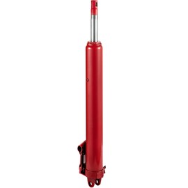 Happybuy 8-Ton Hydraulic Long Ram Jack, Single Piston Pump, Clevis Base, Manual, Ideal for Garage/Shop, Red